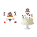 Topo de Bolo Mickey Mouse (pacote com 6 unidades)