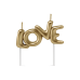 Vela Love Dourada