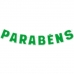  Faixa Decorativa Parabéns Verde
