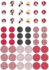 Apliques Decorativos Red Minnie Mouse 54un