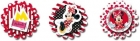 Apliques Decorativos Red Minnie Mouse 54un