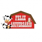 Painel de E.V.A Feliz Aniversário Fazendinha